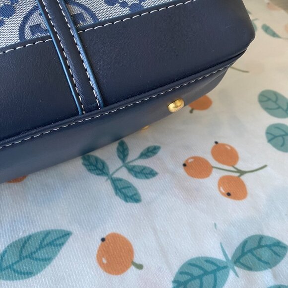 Tory Burch Blue Hang Bag - Picture 5 of 14